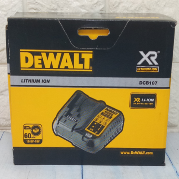 Bộ sạc pin Dewalt DCB107-B1 10.8V-18V
